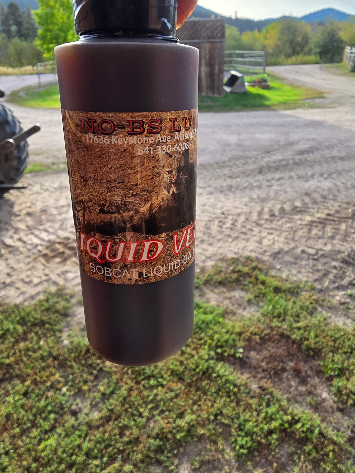 NO BS LIQUID VENOM BOBCAT BAIT/LURE