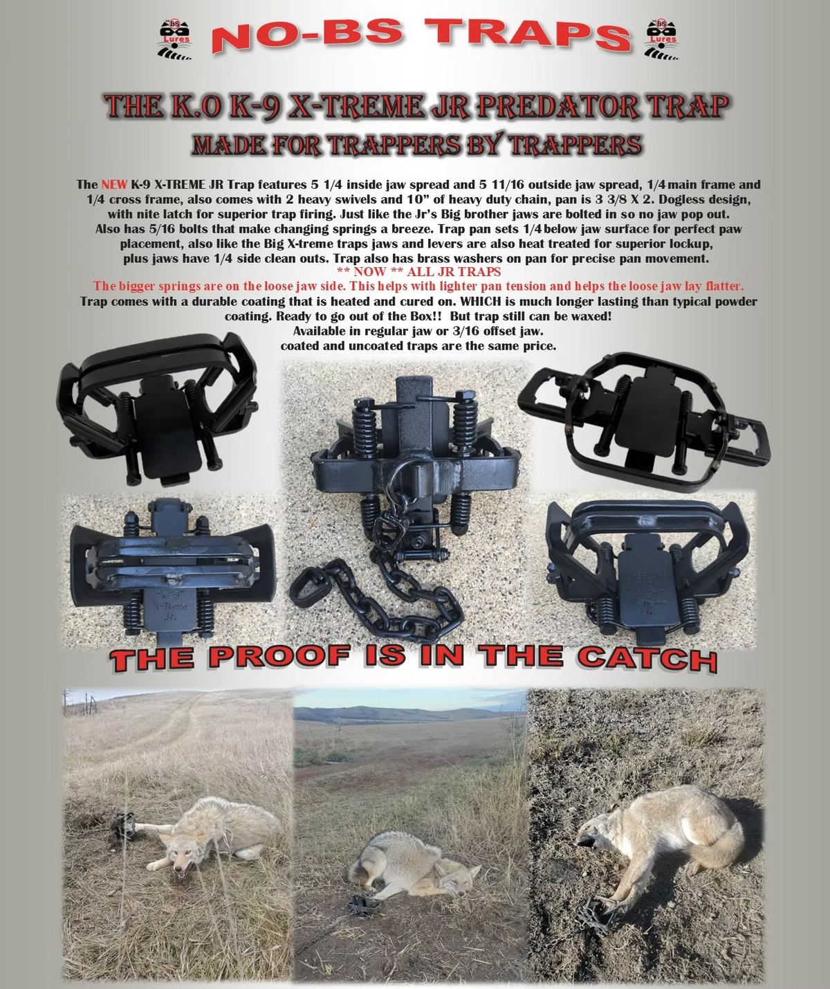 NO BS K9 X-TREME JR 1/2 DOZEN